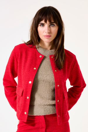 Garcia Ladies Jacket | Red