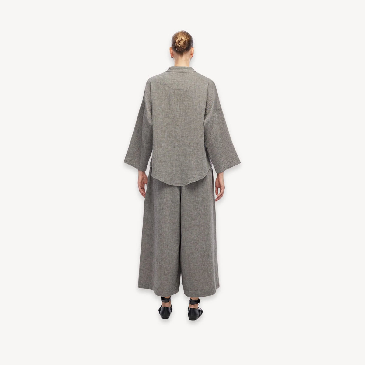 Pokoloko City Collection Wide Palazzo Pant | Grey