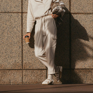 Pokoloko Herringbone Cargo Pants