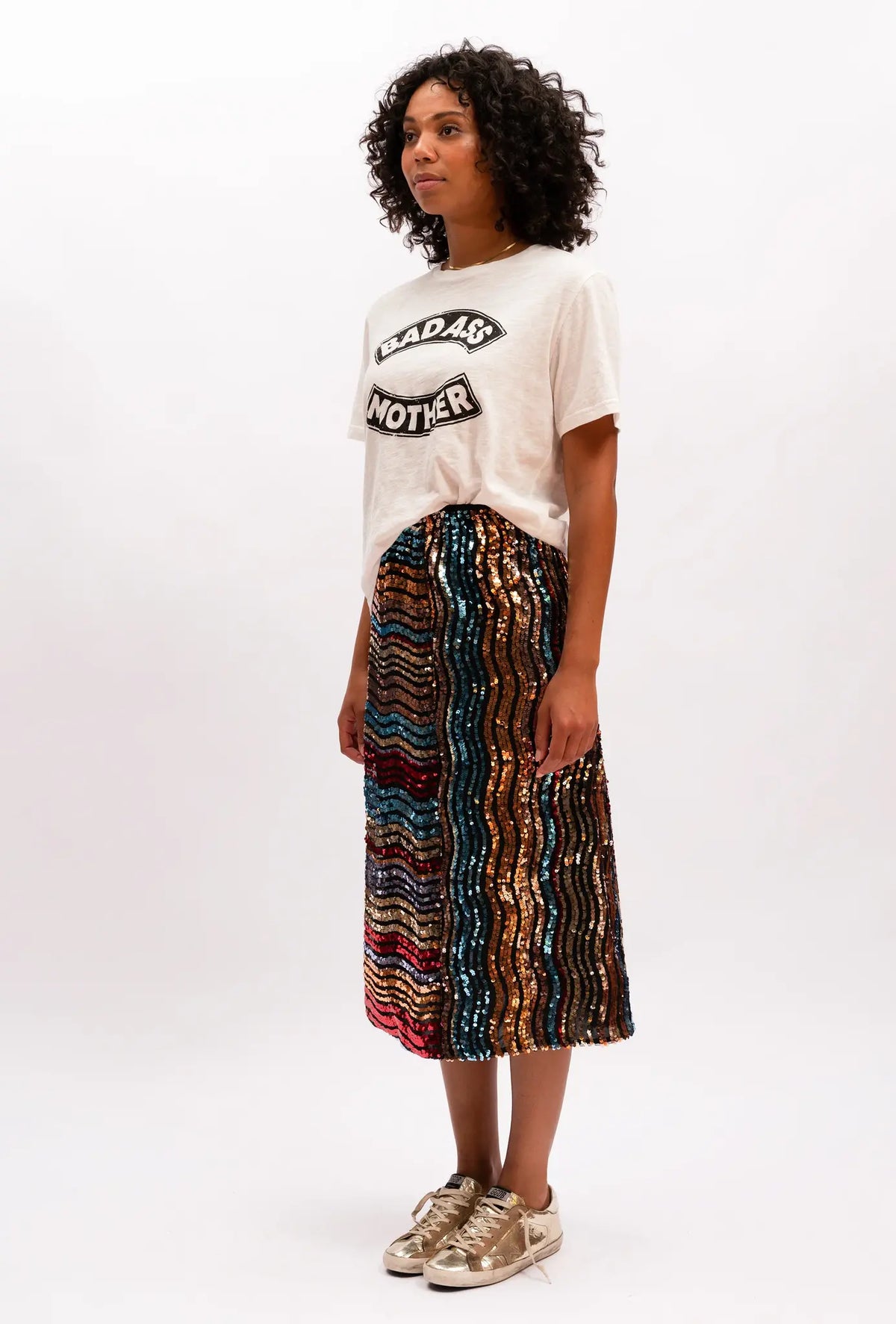 We Are The Others Sonia Sequin Skirt | Multi