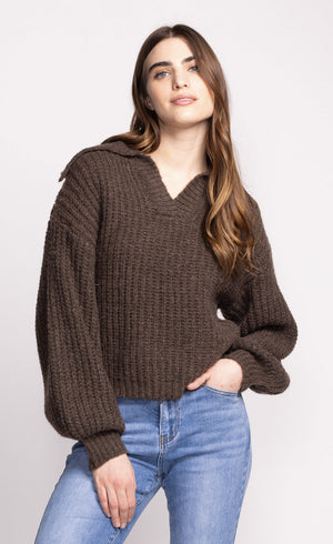 Pink Martini Sloane Sweater | Brown