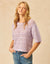 John & Jenn Sweater | Hazy Lilac