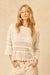 John & Jenn Silver Sweater | Ivory Meadow