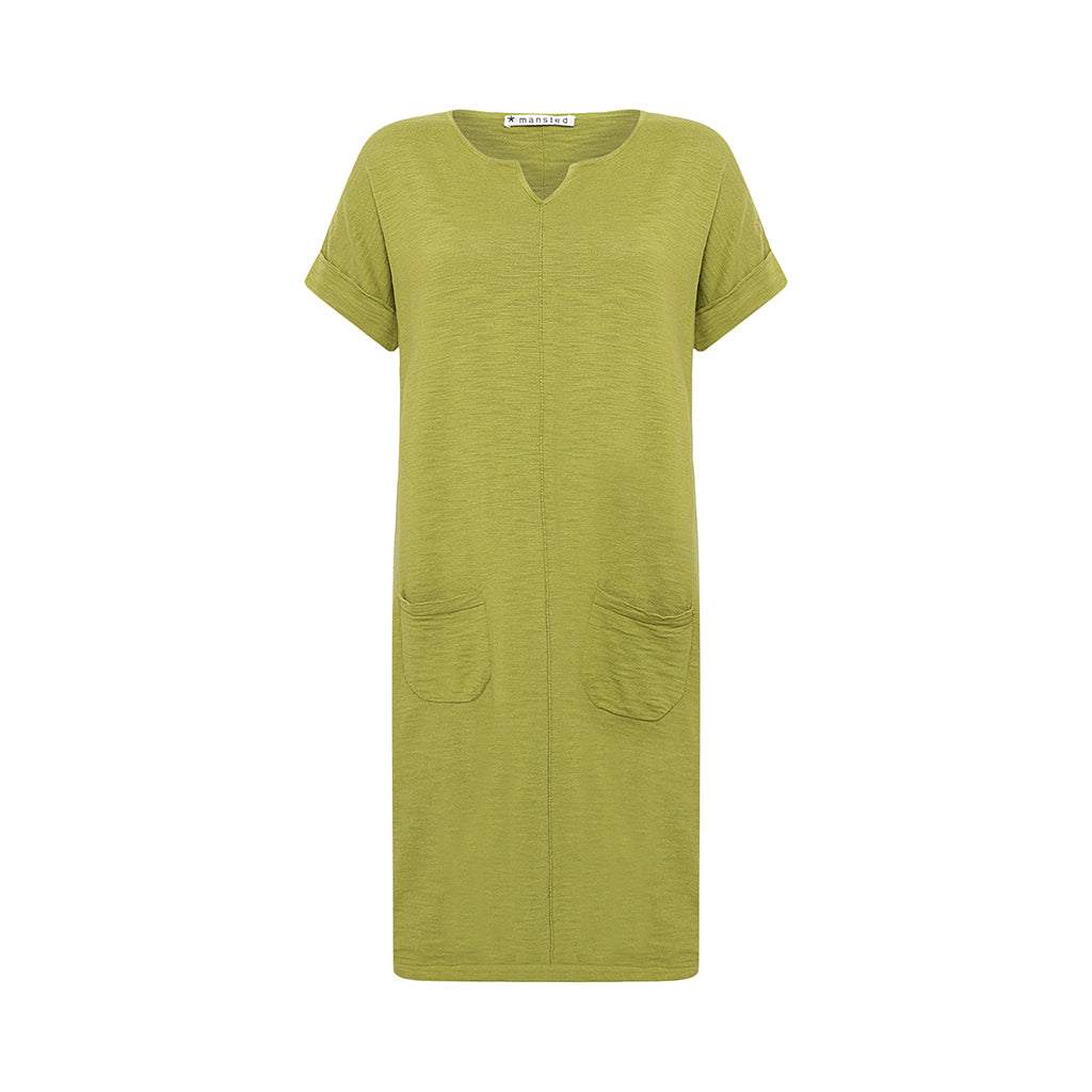 Mansted Keops Tunic | Dark Olive + Pink