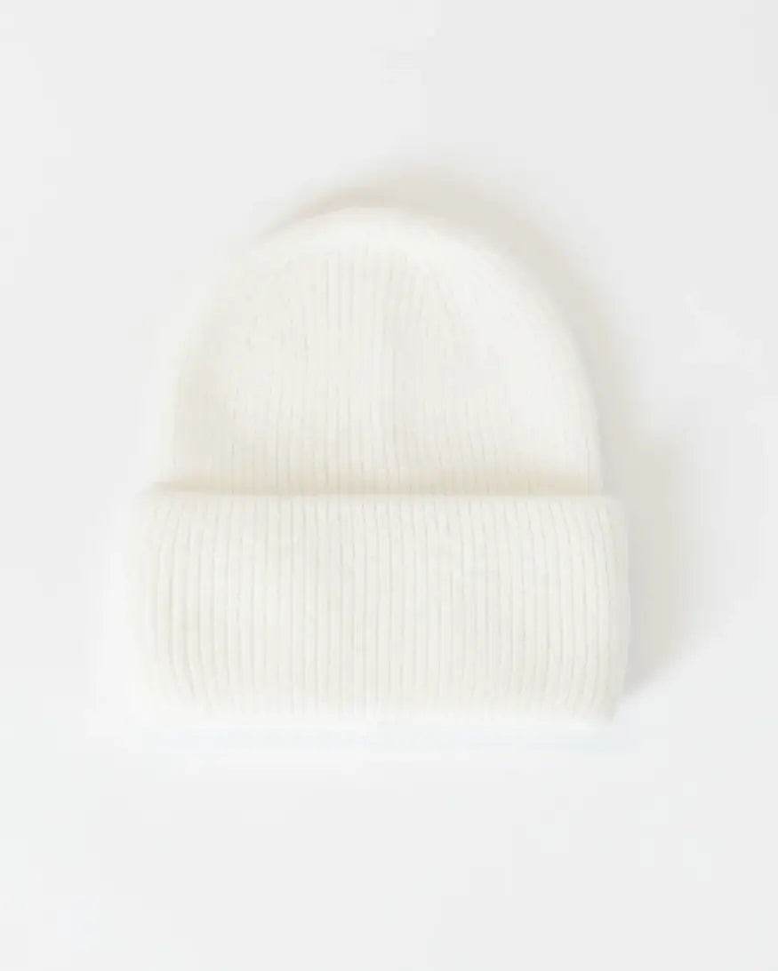 Lyla & Lux Apres Ski Hat | Camel + White