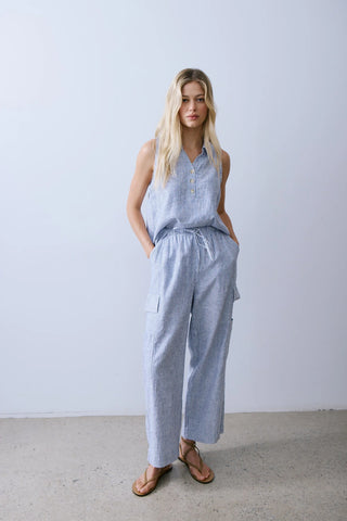 Melissa Nepton Finn Pant | Navy