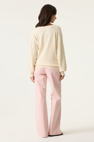 Garcia Sweater | White + Rose