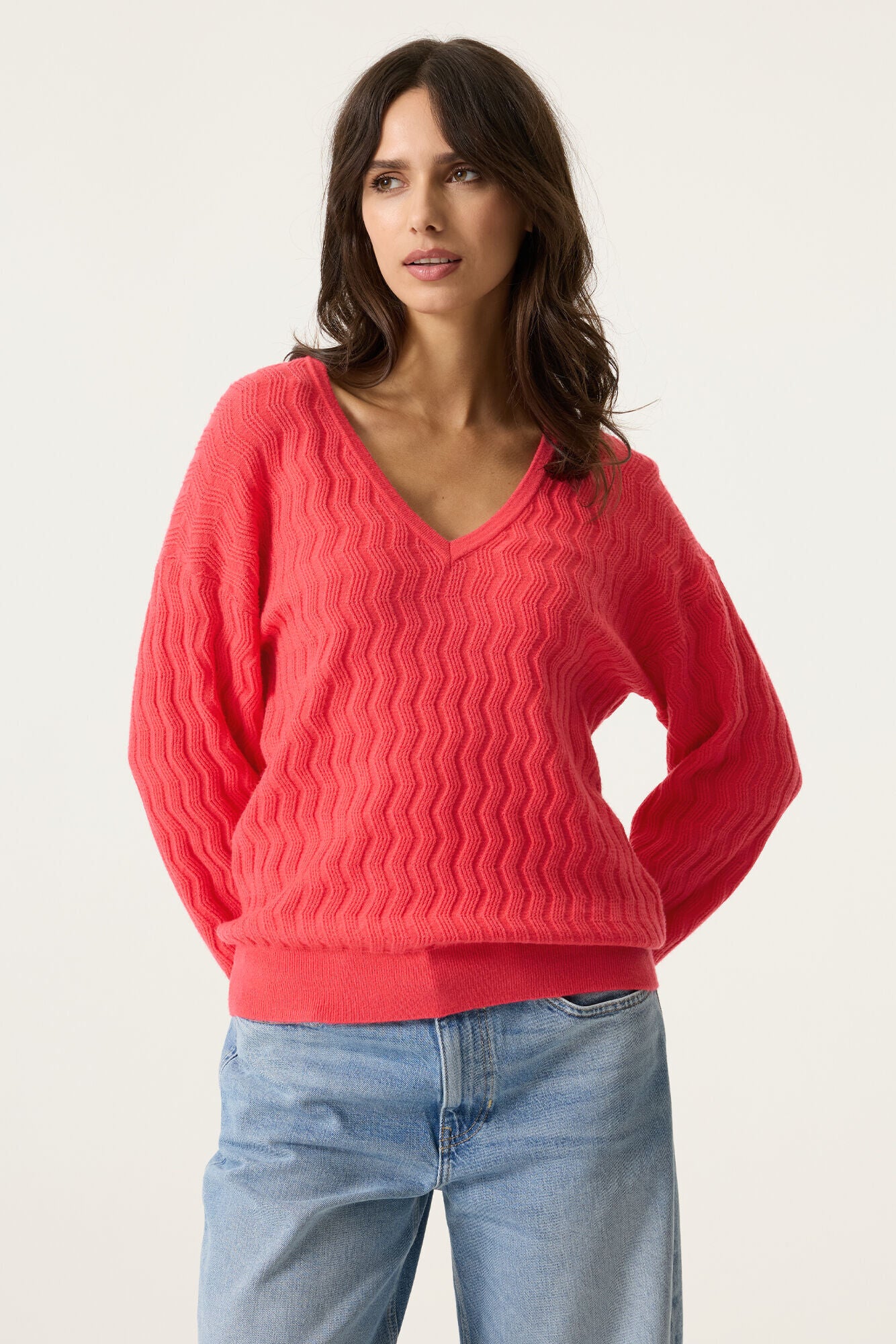Garcia Sweater | White + Rose
