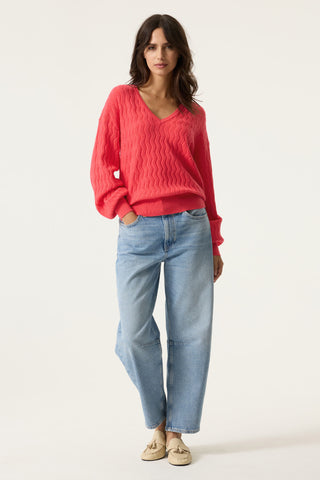 Garcia Sweater | White + Rose