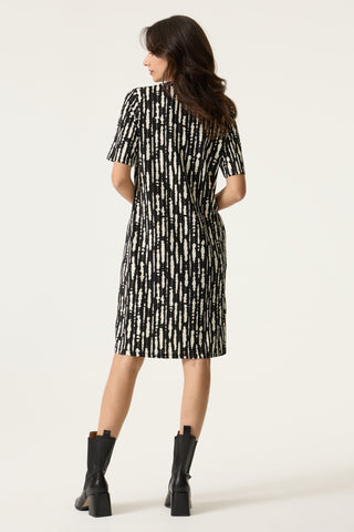 Garcia Printed Dress | Black