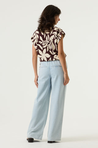 Garcia Printed T-Shirt | Paprika + Brown