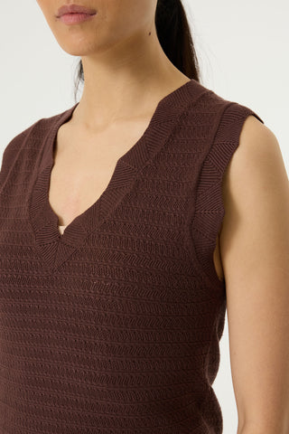 Garcia Tank | Paprika + Brown