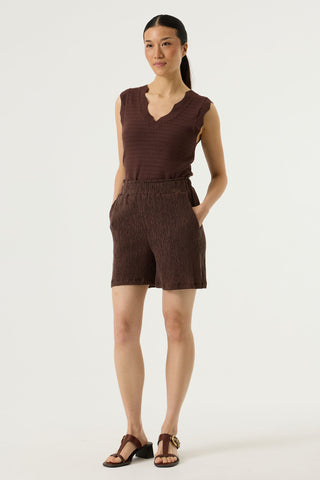 Garcia Tank | Paprika + Brown