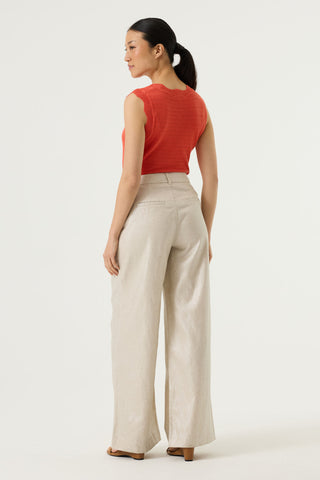 Garcia Tank | Paprika + Brown