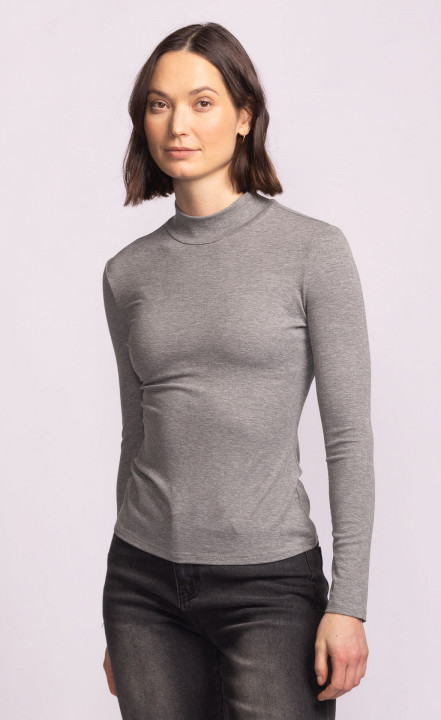 Pink Martini Vienna Top | Off White + Grey