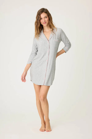 PJ Salvage Lazy Day Dreams Night Shirt | Grey