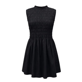 Priv Prim Rouched Cocktail Dress | Black + Floral