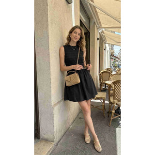 Priv Prim Rouched Cocktail Dress | Black + Floral