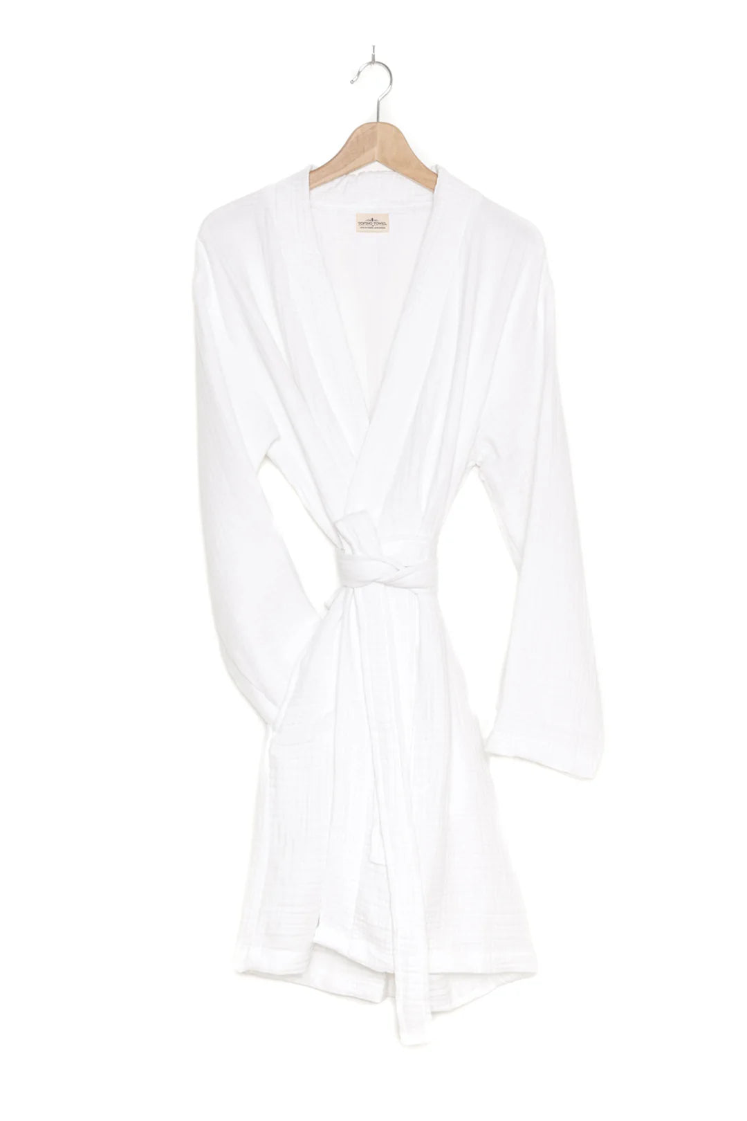 Tofino Towel The Quest Muslin Robe | Beige + Seashell