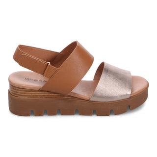 Django & Juliette Runar Leather Sandals | Champagne