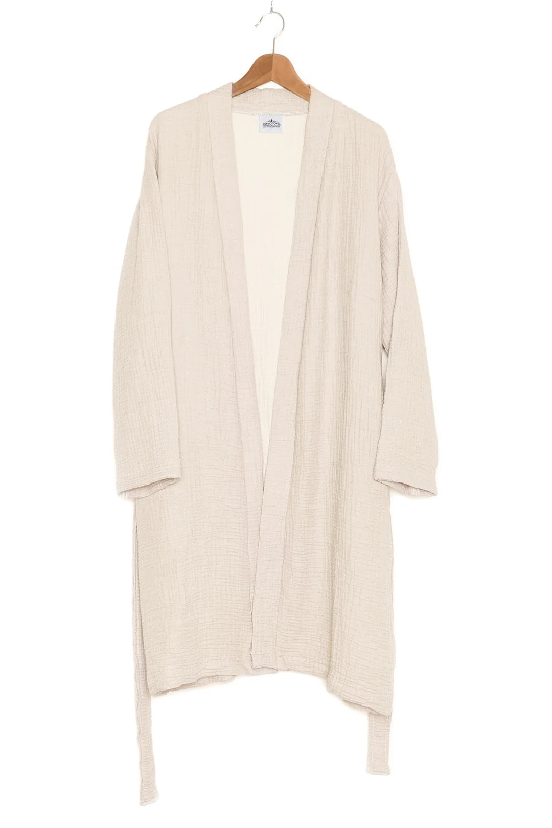 Tofino Towel The Quest Muslin Robe | Beige + Seashell