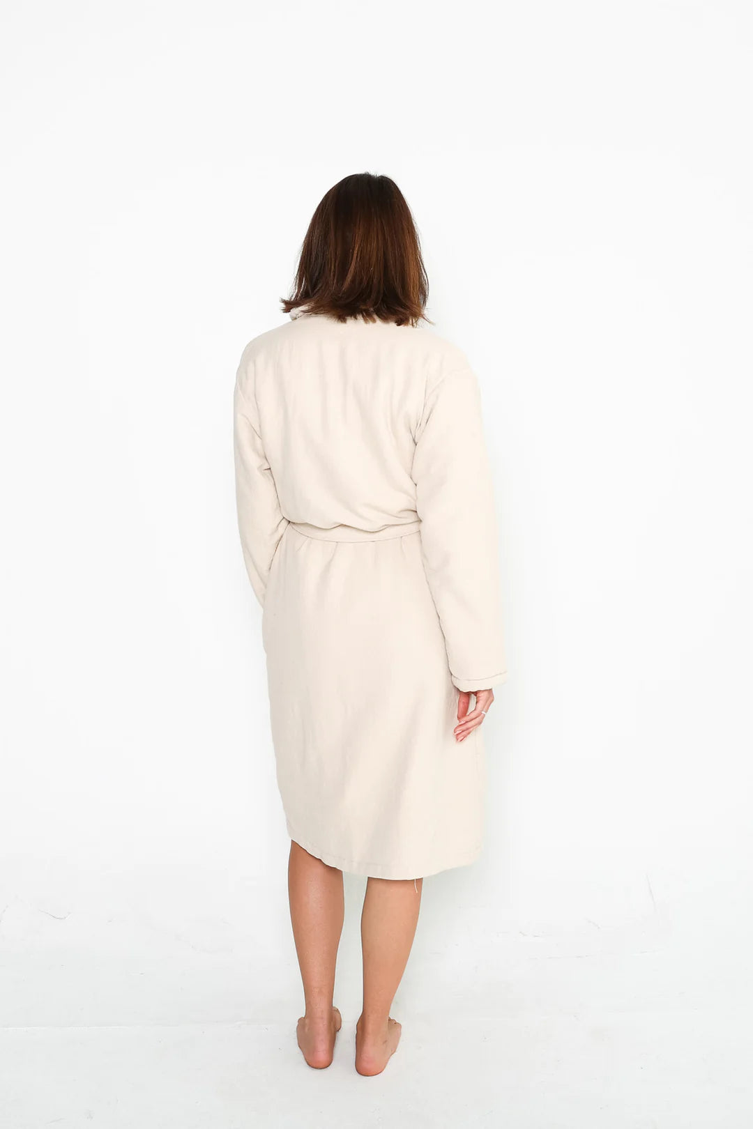 Tofino Towel Nordic Robe | Sand, Navy + Grey