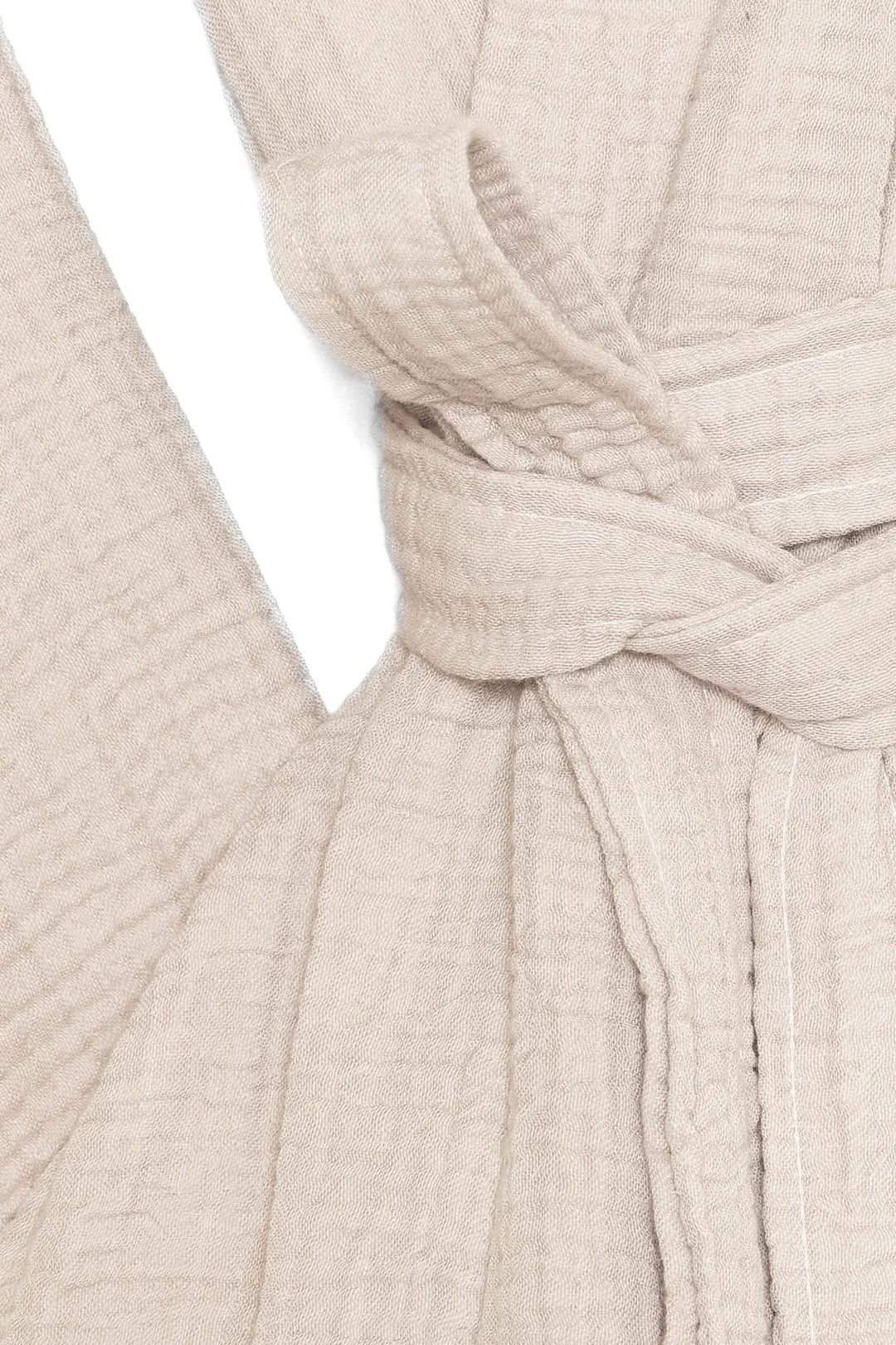 Tofino Towel The Quest Muslin Robe | Beige + Seashell