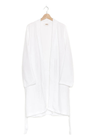 Tofino Towel The Quest Muslin Robe | Beige + Seashell