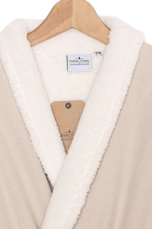 Tofino Towel Nordic Robe | Sand, Navy + Grey