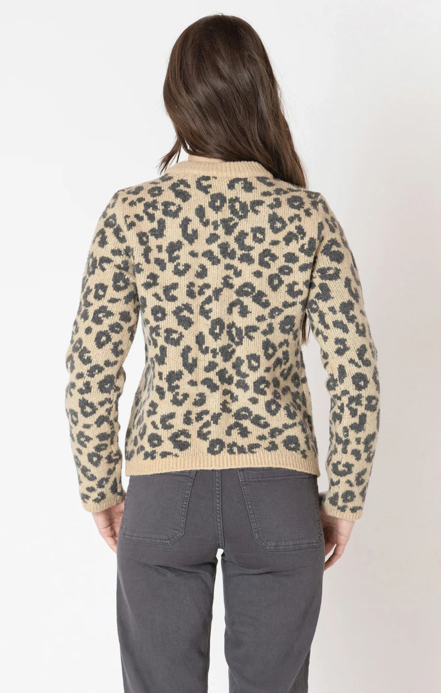 Dex Soft Touch Patterned Cardigan | Leopard