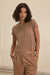 Velvet By Graham & Spencer Casey03 Linen Knit Top | Bark