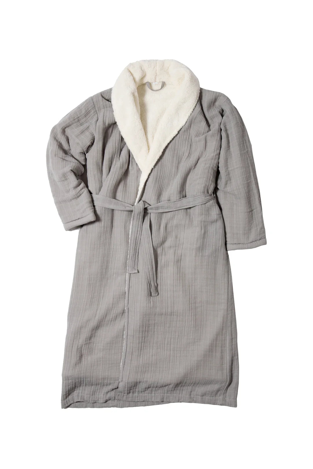 Tofino Towel Boreal Unisex Robe | White + Grey