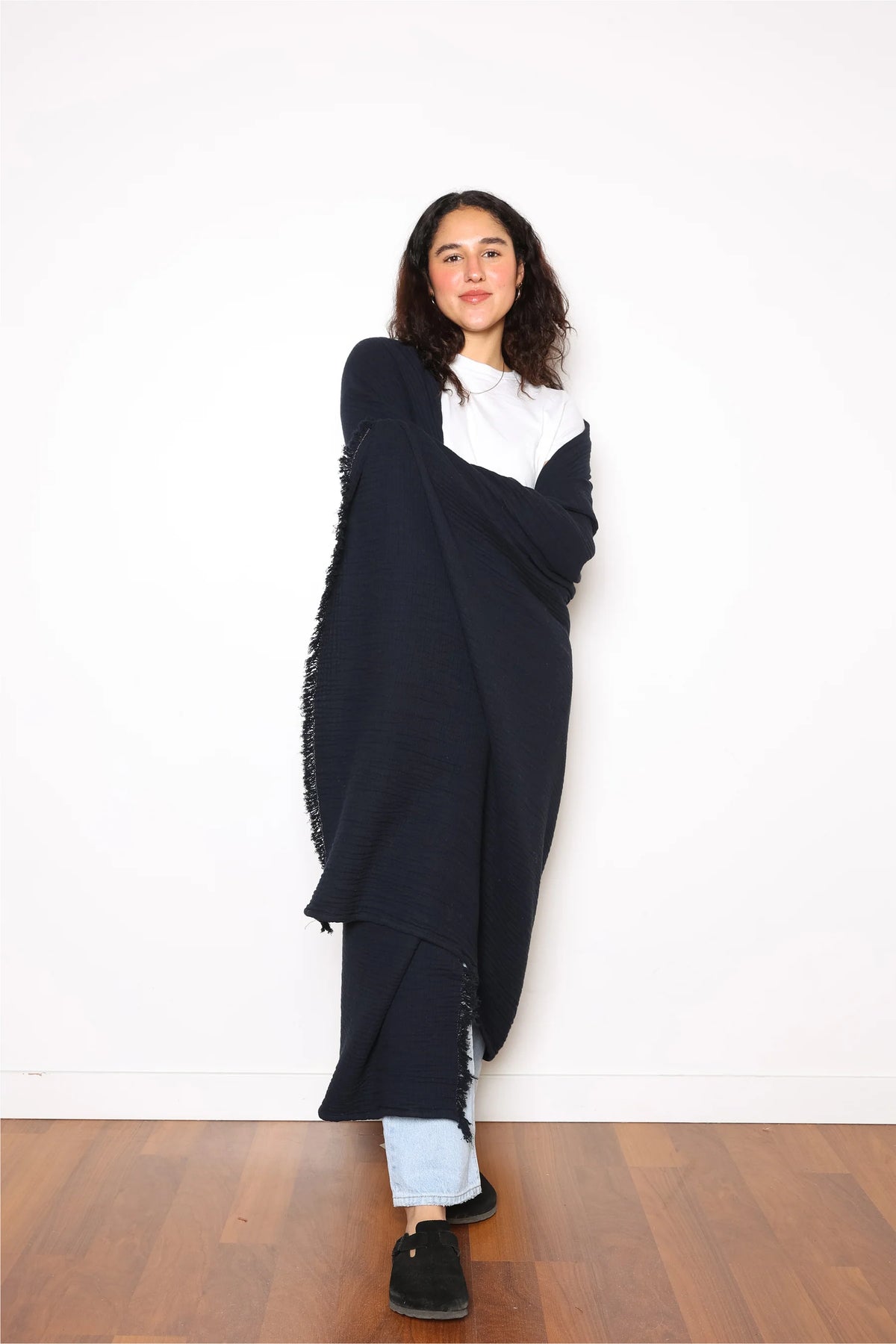 Tofino Towel Capella Throw | Black, Tan, Moss