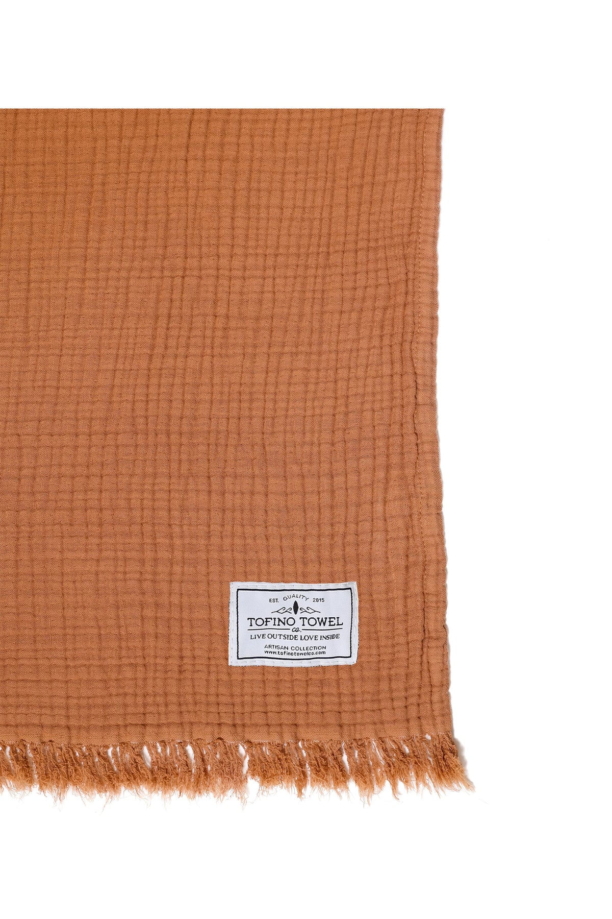 Tofino Towel Capella Throw | Black, Tan, Moss