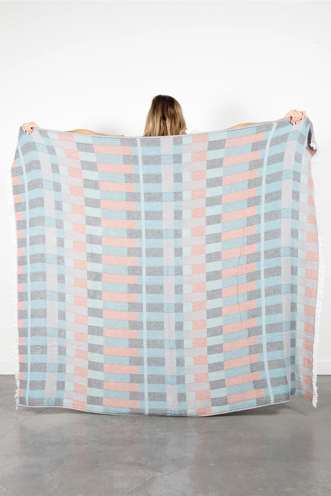 Tofino Towel The Xander Muslin Throw | Multi + Warm Mix