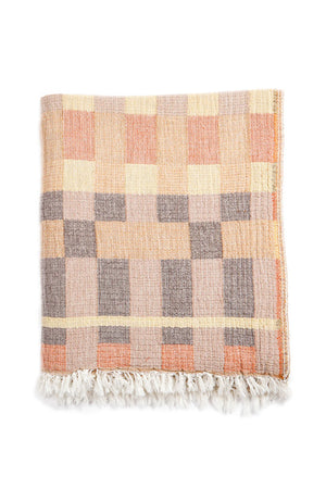 Tofino Towel The Xander Muslin Throw | Multi + Warm Mix