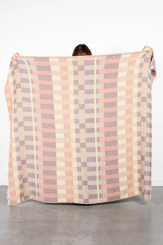 Tofino Towel The Xander Muslin Throw | Multi + Warm Mix