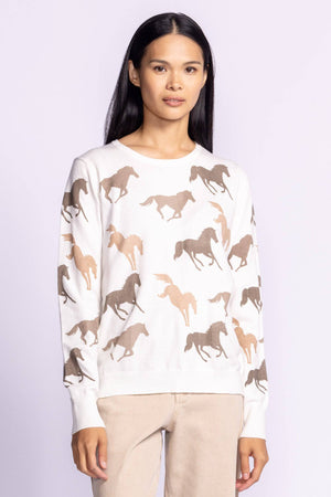 Pink Martini Wild Horses Sweater