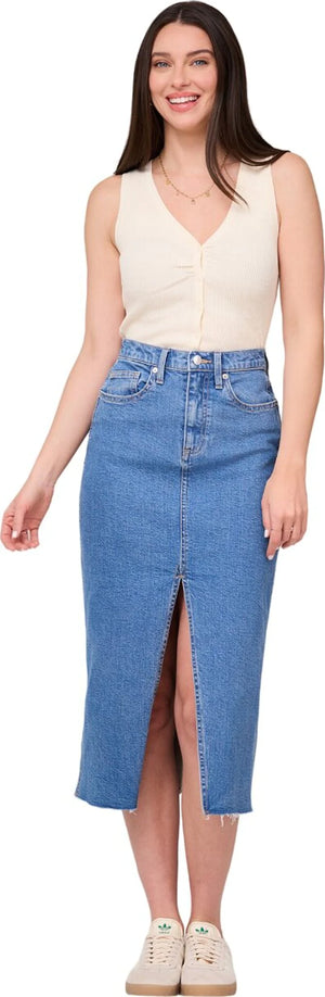 Yoga Jeans High Waist Denim Skirt