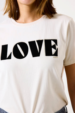 Garcia Love T-Shirt | Whitecap + Anthracite