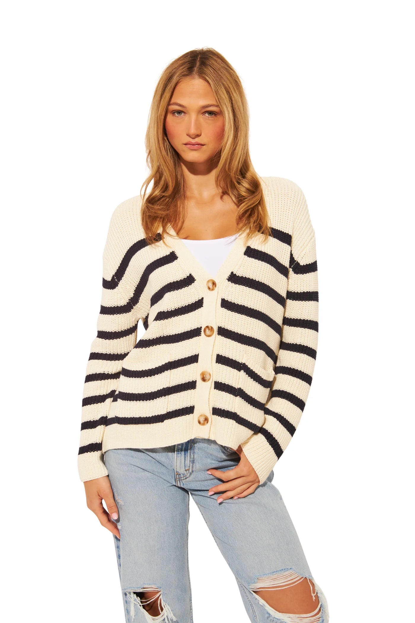 John & Jenn Zayn Sweater | Marine