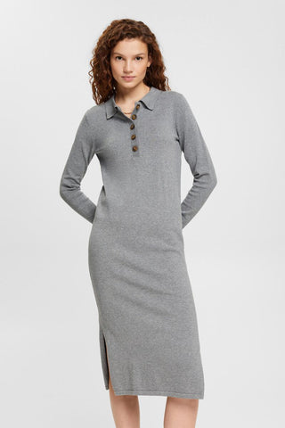 Esprit Knitted Dress | Grey