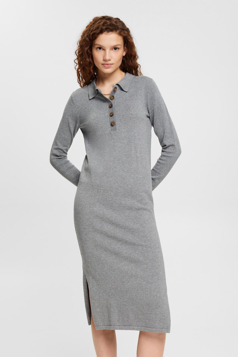 Esprit Knitted Dress | Grey