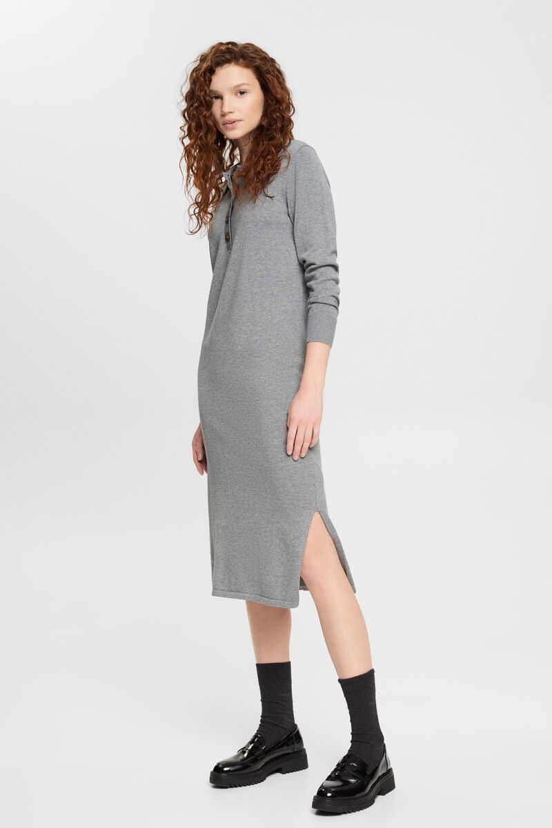 Esprit Knitted Dress | Grey