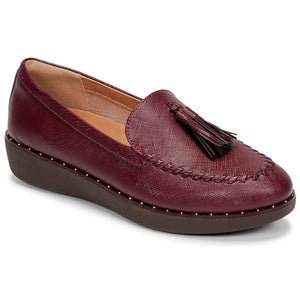 FitFlop Petrina Loafer (Berry & Black)