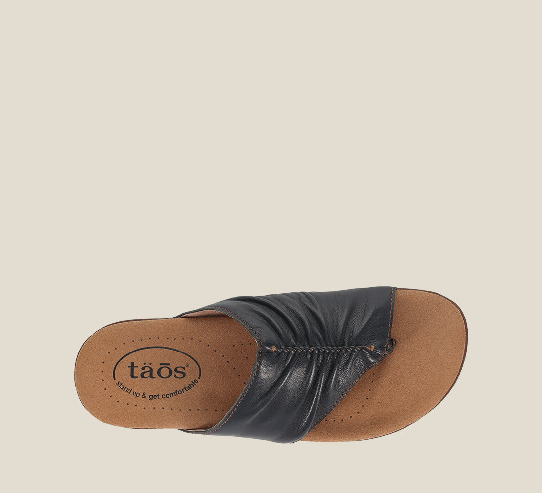 Taos navy online sandals