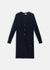 Sandwich Cardigan (Navy, Teal)