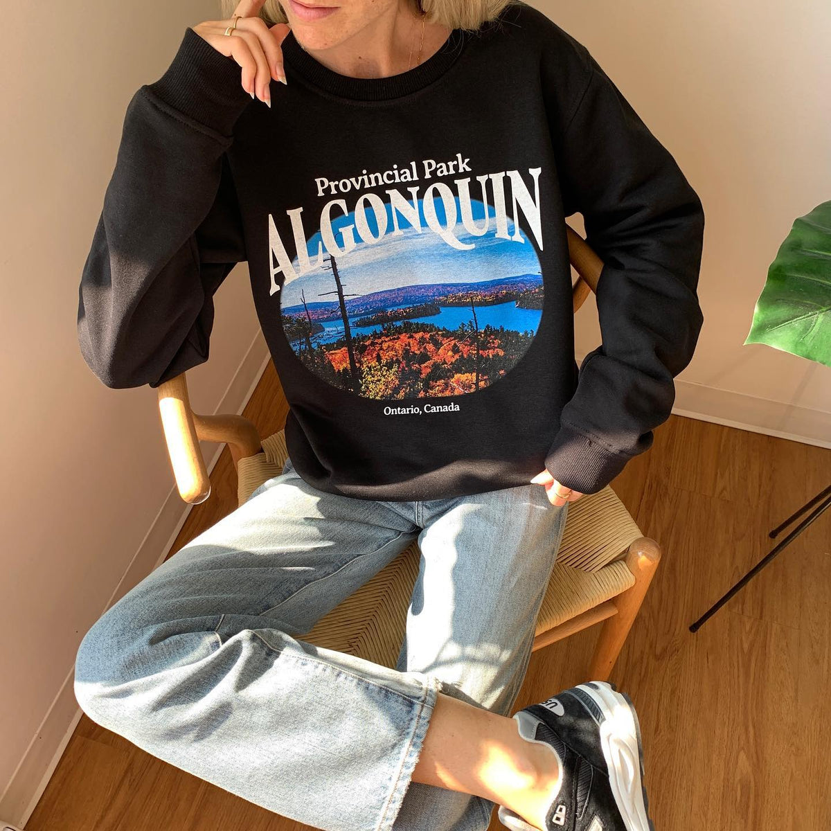 Peace Collective Algonquin Park Crewneck | Black