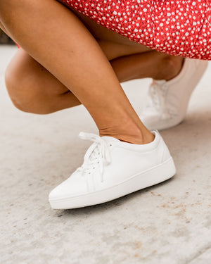 FitFlop Rally Urban White Leather Sneaker