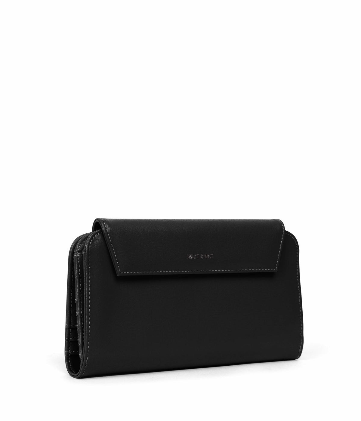 Matt & Nat BAY Vegan Folded Arbour Wallet | Jewel, Peacock & Black